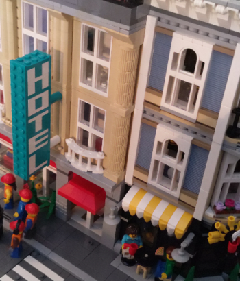 LEGO Hotel Sign